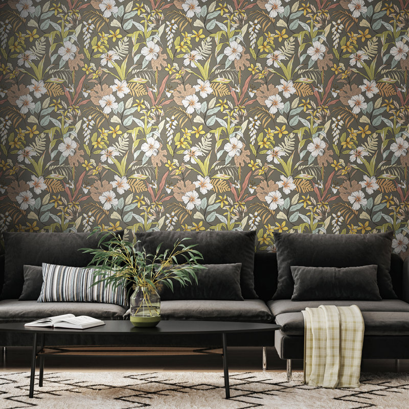 Oasis wist Smooth Matt Wallpaper, Grey