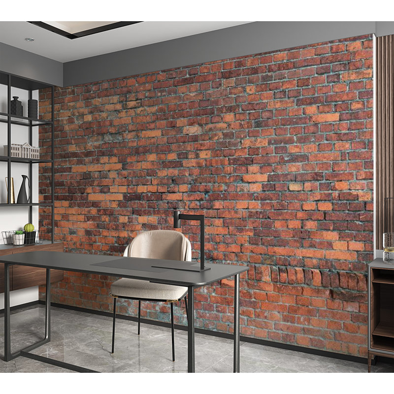 Danaiya Brick Wall Mural, 27" L x 39" W