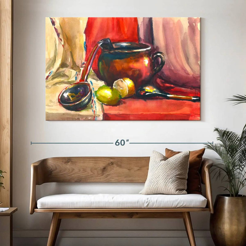 Senne Abstract Kitchen, 34" H x 51" W
