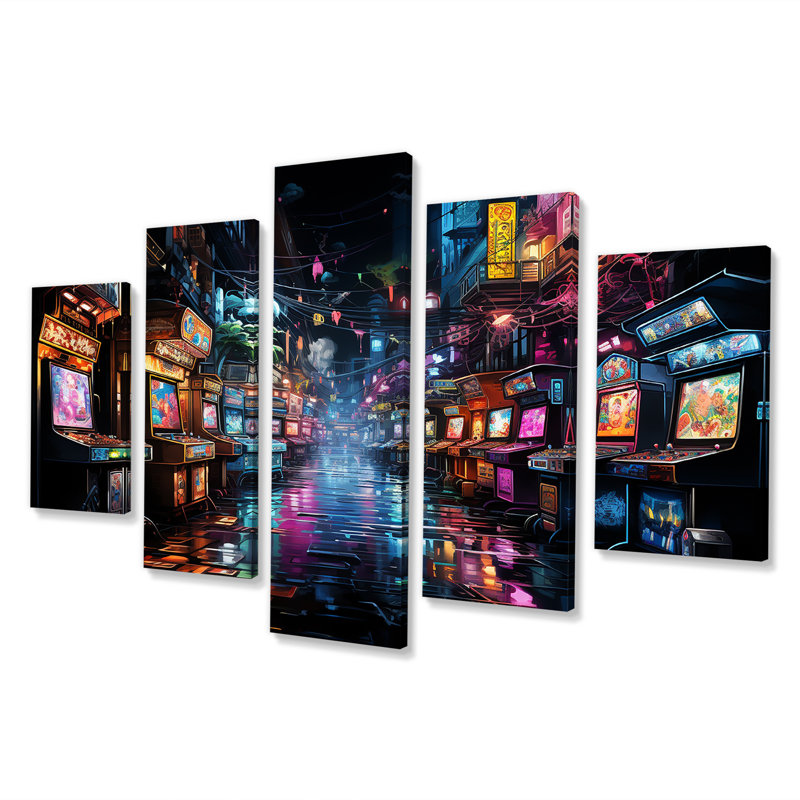 Rêve de jeu vidéo Neon Arcade