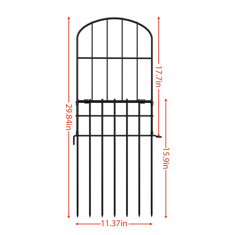 29.8 H x 11.37 W Included