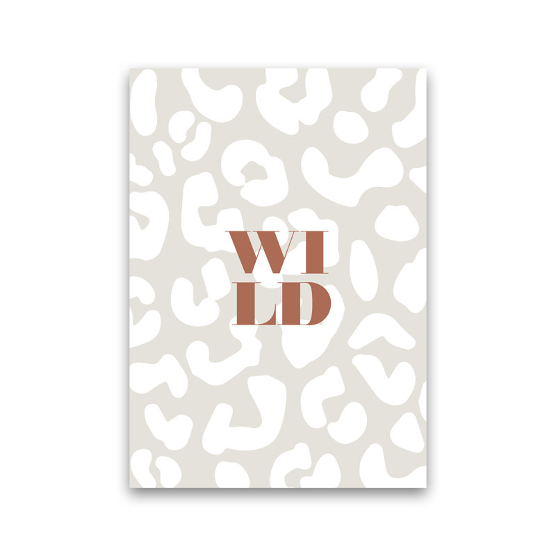 Wild - Print, 84.1cm H x 59.4cm W x 4cm D, Wrapped Canvas