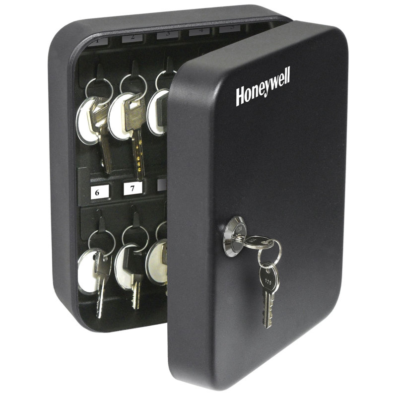Key Cabinet with Key Lock, 7.8" H x 7.8 " W x 6.5" D