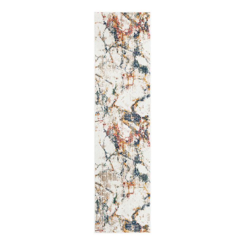 Caparro Abstract Indoor Rug, Runner 2'2" x 8'