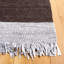 Tapis gris / brun foncé tissé à plat Exley-695281229