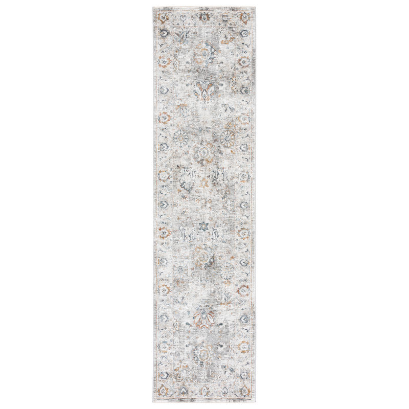 Tapis ivoire / gris clair Dream 727, Tapis de couloir 2 pi x 8 pi