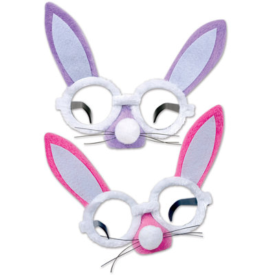 Plush Bunny Glasses - Pack of 12