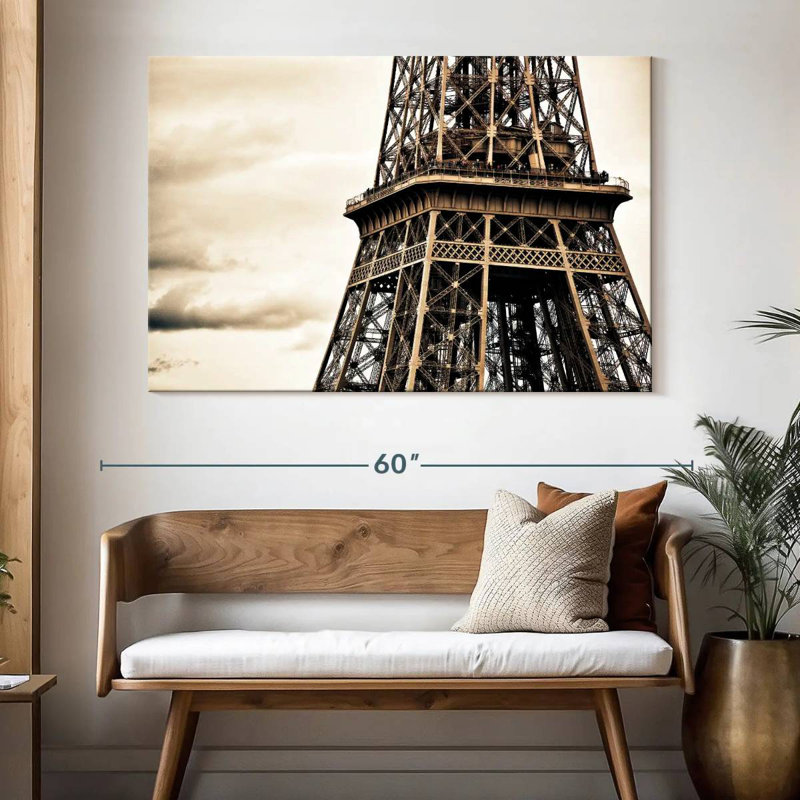 Lilie Eiffel Retro Shot, 34" H x 51" W