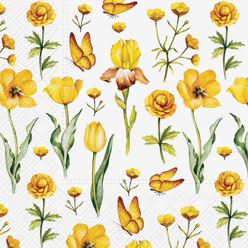 Serviettes jetables en papier Basic