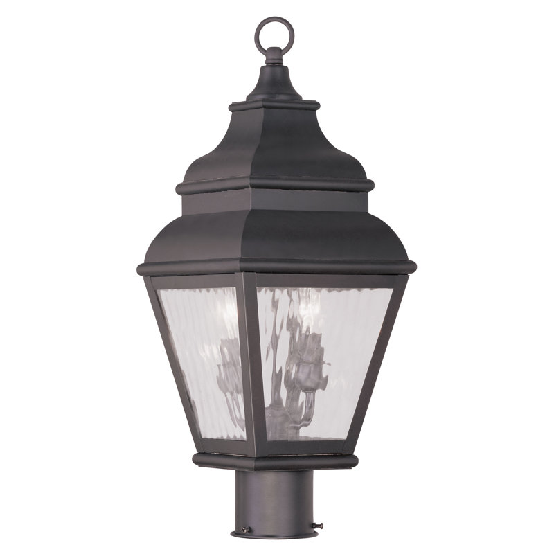 Tête de lanterne câblée à 1 lumière Arelene, H 20,5 po x l 8 po, Bronze