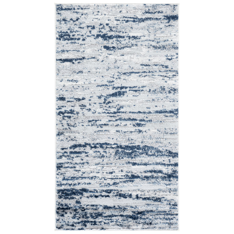Greely Machine Woven Abstract Area Rug, Rectangle 2'2" x 4'