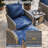 Billmont Wicker/Rattan 2 Person Seating Patio Conversation Sets With Ottoman-1853781990