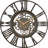 Gunnsteinn Gear Round Plastic Wall Clock 15 Inches - Rust