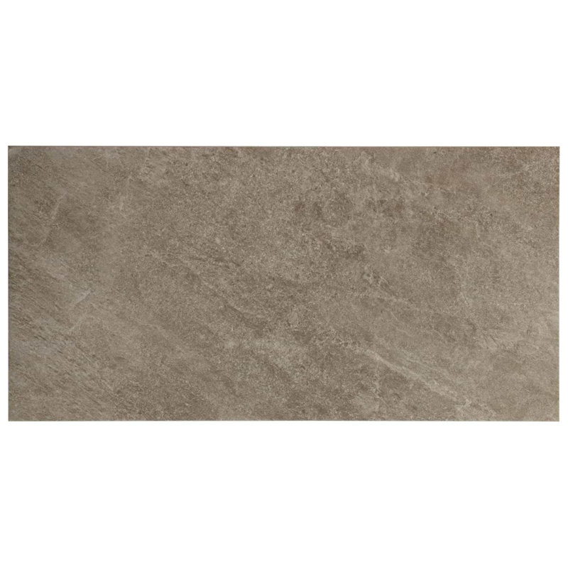 ZenTech 12x24 Matte Porcelain Tile, Greige Beige