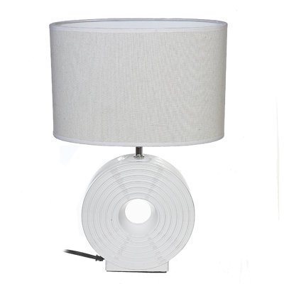 Lampe de table 17,75 "avec prise