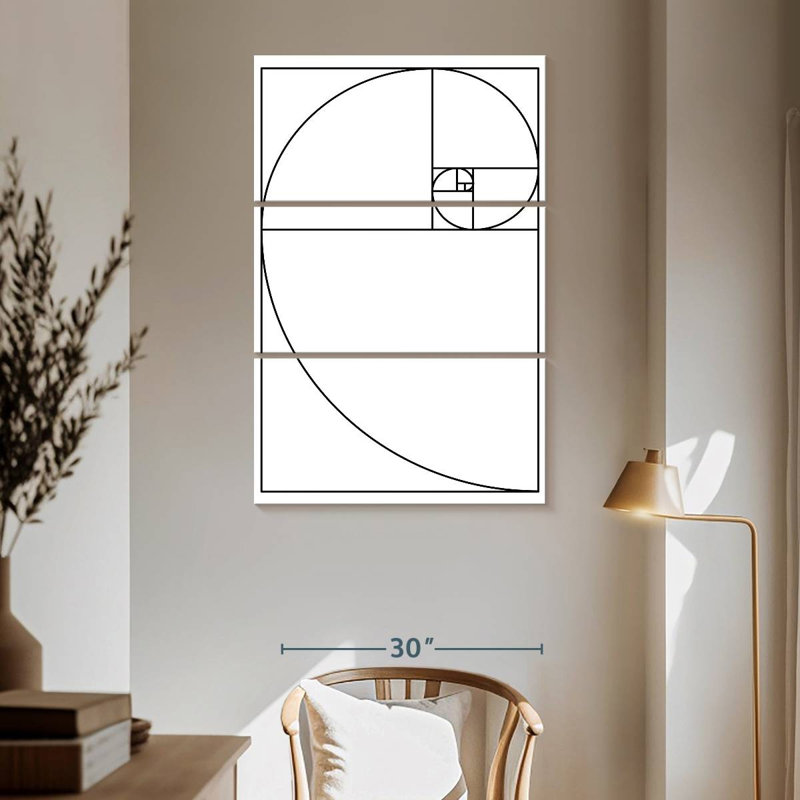 Avery Proportio Divina White, 65" H x 42" W