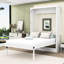 Lit escamotable double en bois avec 2 tiroirs de rangement