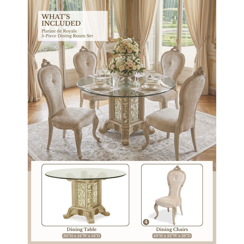 Platine Royale 5 - Piece Dining Set