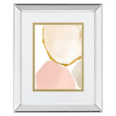 Art mural Blura Aura - 34 po x 40 po - Cadre en miroir