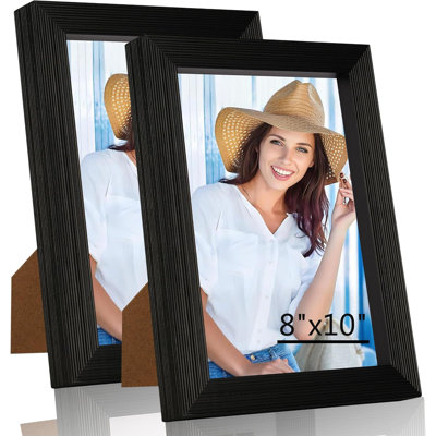 Picture Frames,8x10 picture frame Set of 2,Picture Frame with HD Plexiglass