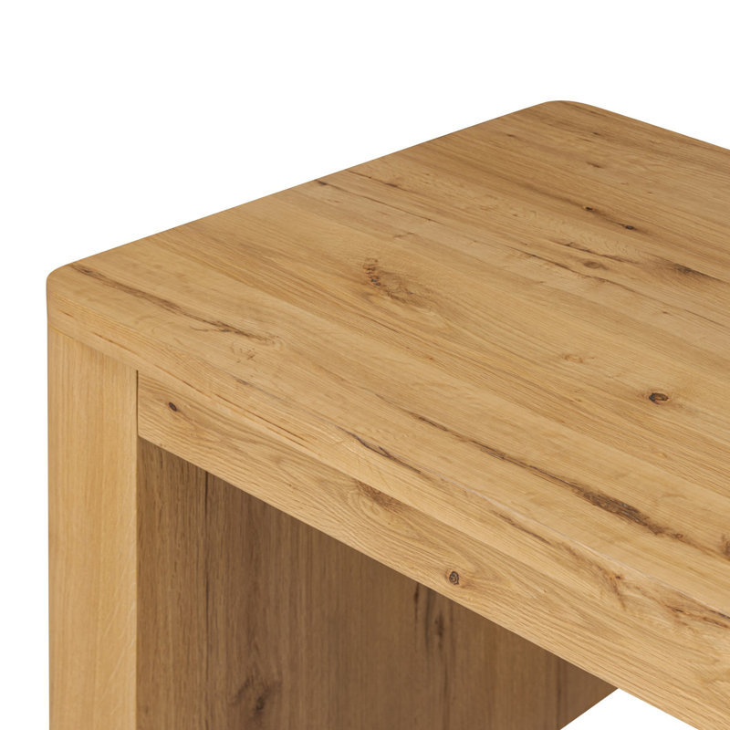 Novella Writing Desk-Natural Oak Veneer Thick Random
