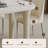 Creative oval dining table set-105980374