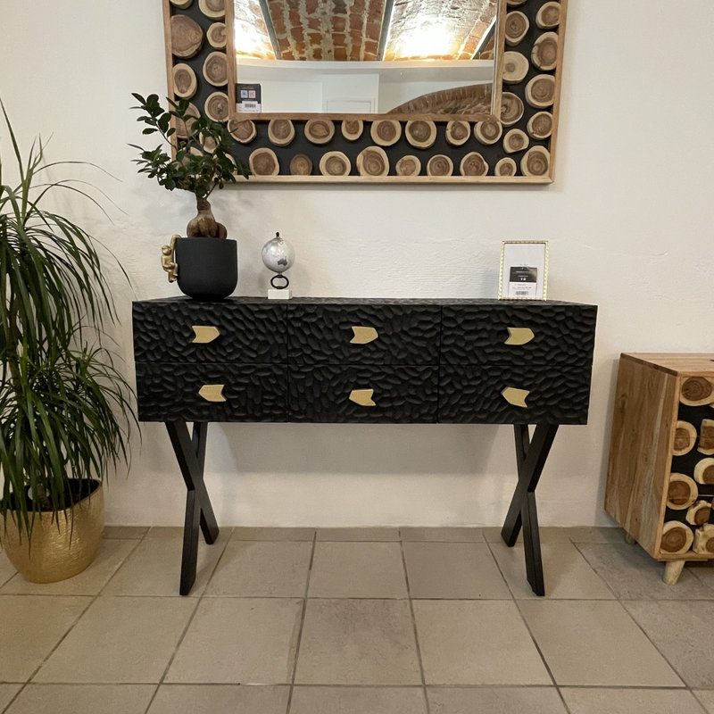 Lairgnen 120cm Solid Wood Console Table