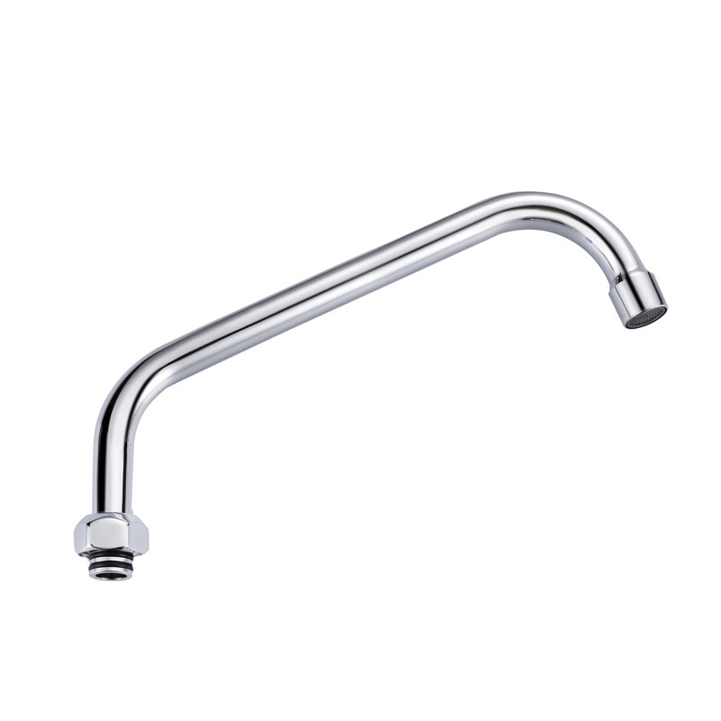 Remplacement du bec de robinet de 10 po en chrome poli - filetage interne G3 / 4