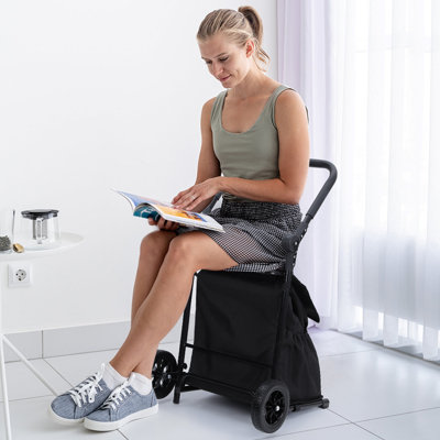 96.3cm H x 54.8cm W Utility Cart