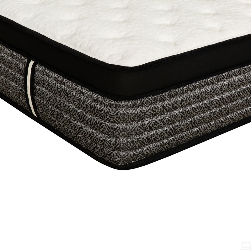 Matelas hybride pleine grandeur moelleux de 14 po, mousse à mémoire de forme gélifiée Euro et matelas à ressorts ensachés, technologie de refroidissement, transfert à faible mouvement