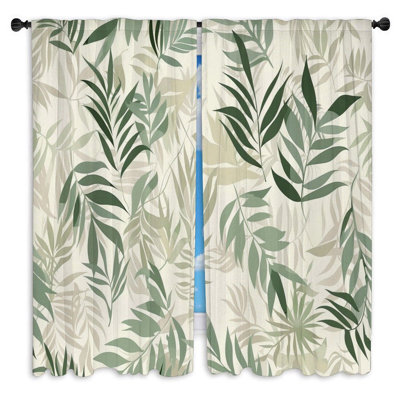 Paire de rideaux obscurcissant en polyester Suhani