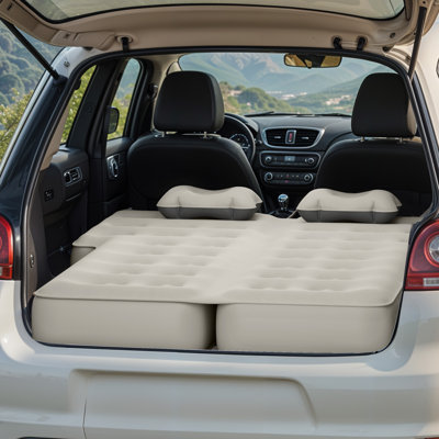 Lage Inflatable SUV Air Mattress Car Mattress Car Bed With Pump And Pillows