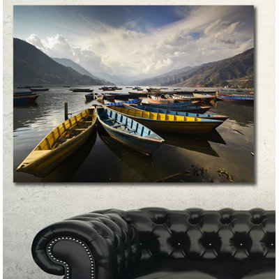 « pokhara lakeside bateau », photographie