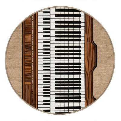  Tapis lavable pour piano