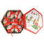 Ensemble d'ornement boule de Noël incassable blanc et rouge 7ct 2,75 "(60mm)