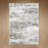 Pavelina Gray Modern Abstract Machine Washable Indoor Area Rug with Non-Slip Backing-1329360428