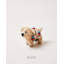 Felted Festive 2.5'' Handmade 100% Wool Floral Shatterproof Holiday Shaped Ornament