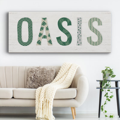 Oasis Cabana sur toile