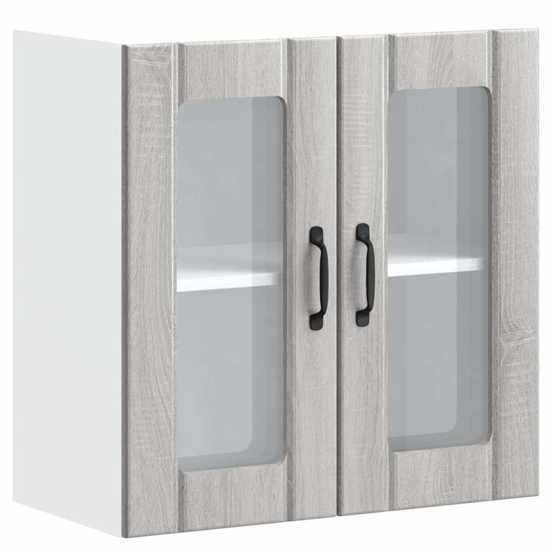 Armoire murale vidaXL, H 23,62 po x l 23,62 po x P 12,20 po, Gris Sonoma