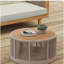 Table basse pour l'extérieur en corde de rotin et bois d'acacia-801567693-801567682