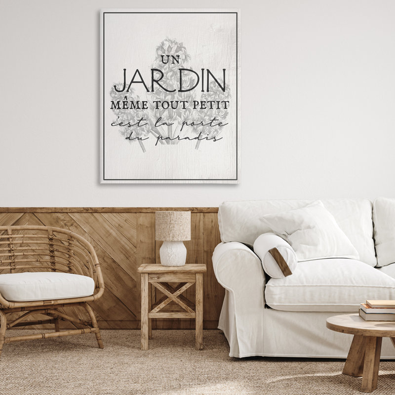 Vintage Inspiring Garden Canvas Wall Art by Daphne Polselli bp-814_CN, H 48 po x l 36 po