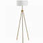 Lampe sur pied de 59,75 pouces avec abat-jour en acier Homcom, doré Homcom-1882361454