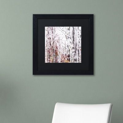« winter trees », impression encadrée