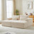 Boneless 87" Oversized Sectional Lounge Chaise,No Assembly Required,Cloud Plush Loveseat-1935354251