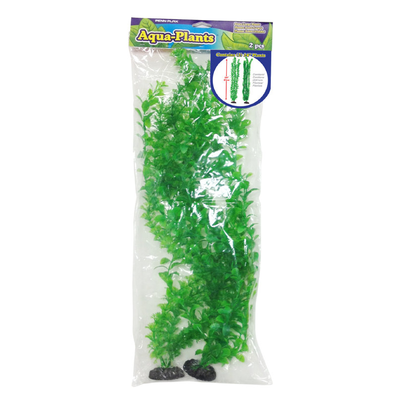 Ensemble de 2 plantes en plastique Aqua-Plants