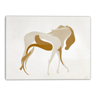 Earth Shapes Four Wrapped Canvas Wall Art