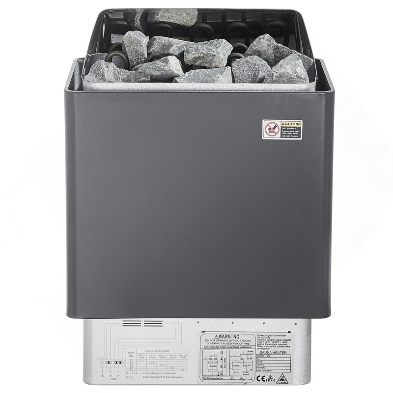 Sauna Heater, 9KW 220V Electric Sauna Stove, Steam Bath Sauna Heater With External Digital Controller, 3H Timer And Adjustable Temp For Max. 317-459 Cubic Feet, Home Hotel Spa Shower Use