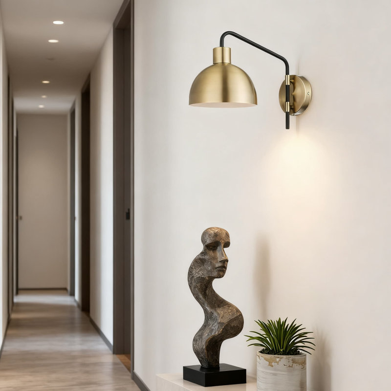 Applique murale enfichable ou câblée avec interrupteur en ligne, design industriel rétro pour la chambre à coucher, la cuisine et la lecture