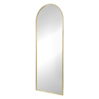 28X1x74" Celine Gold Arch Body Mirror