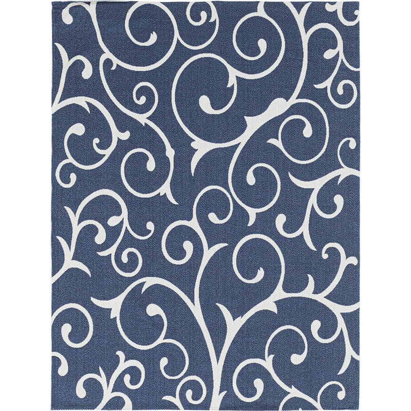 California Cotton Abstract Indoor Rug, Rectangle 8'5" x 11'4"